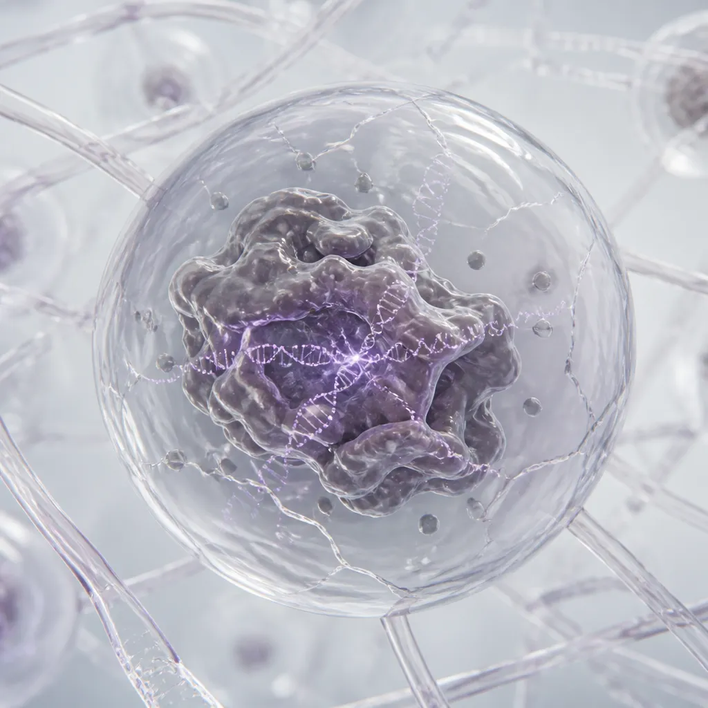 Damaged cell illustration